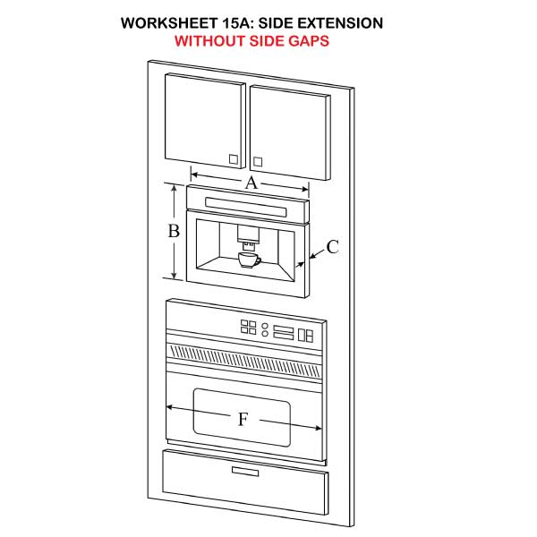 Side Extension without side gaps illustration 15A